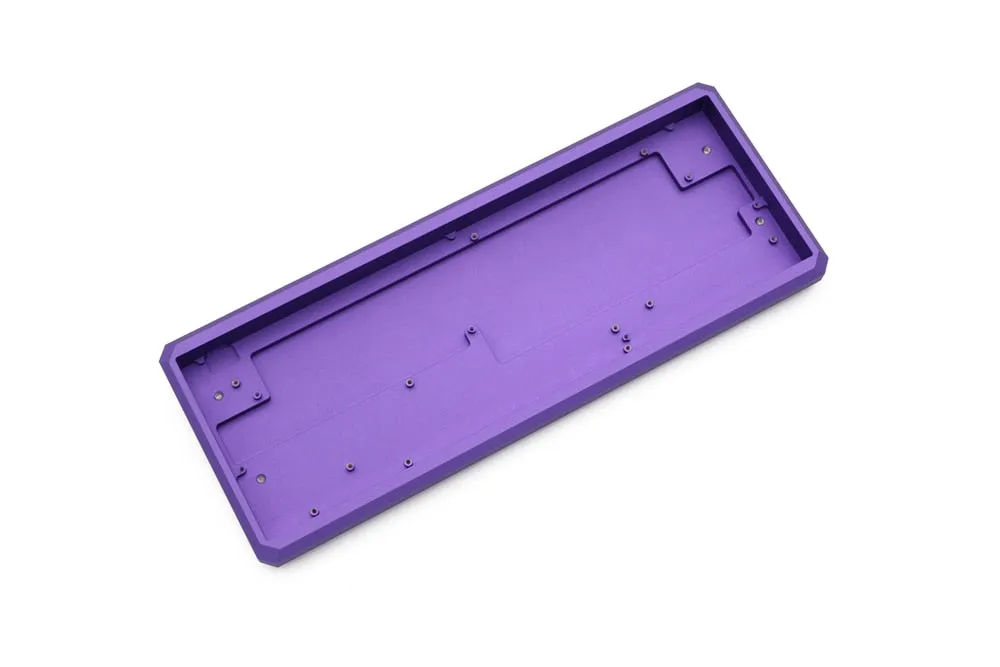 Light Edge 60% Anodized Aluminium Case mechanical keyboard purple grey gh60 xd64 gk61 gk64