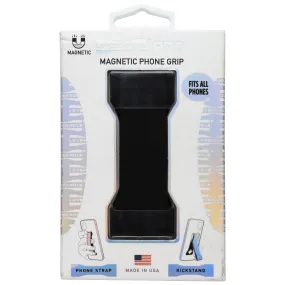 LoveHandle PRO Magnetic Phone Grip (Fits All Phones) - Black