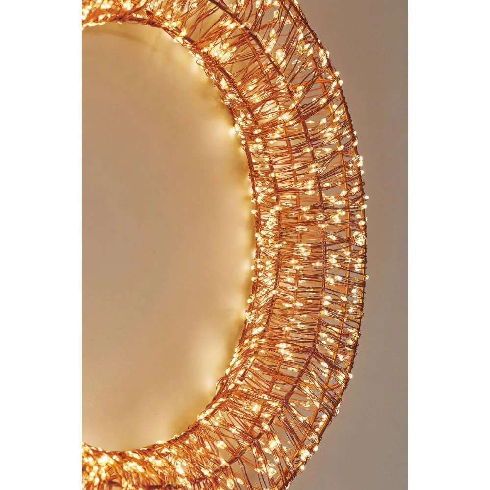 Lumina Galaxy Twinkling LED Light Wreath - Plug in