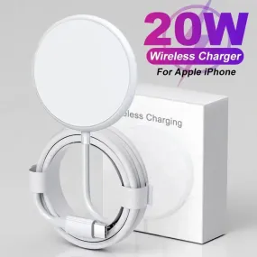 Magnetic Wireless Charger for iPhone 15 Pro Max & All Models – Fast & Convenient