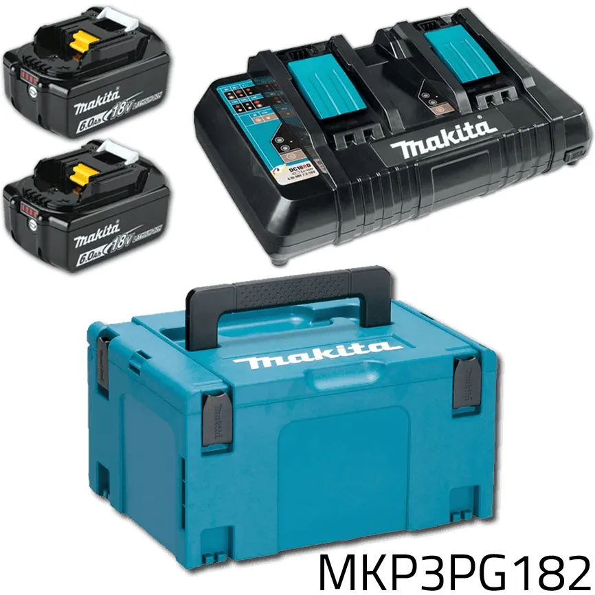 Makita MKP3PG182 18V LXT Power Source Kit / Battery & Charger Set (6.0Ah) [198077-8]