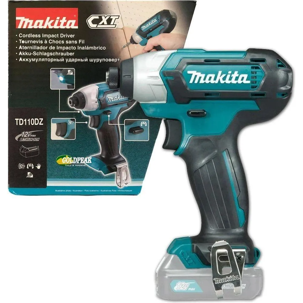 Makita TD110DZ 12V Cordless Impact Driver [CXT-Series] (Bare)