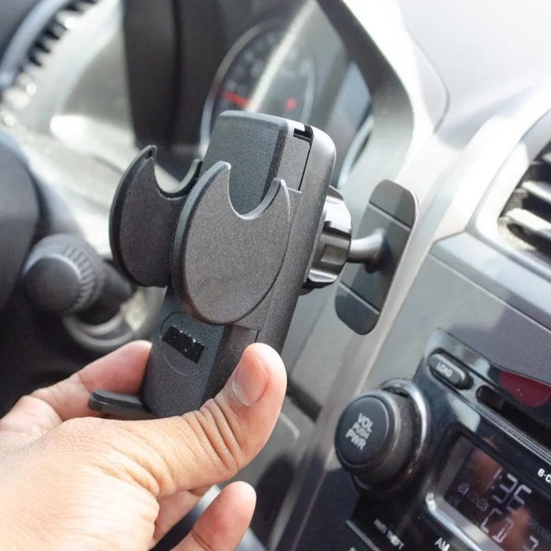 Mega Grip™ Car Phone Holder with Adhesive Mount for iPhone, Galaxy, and Note