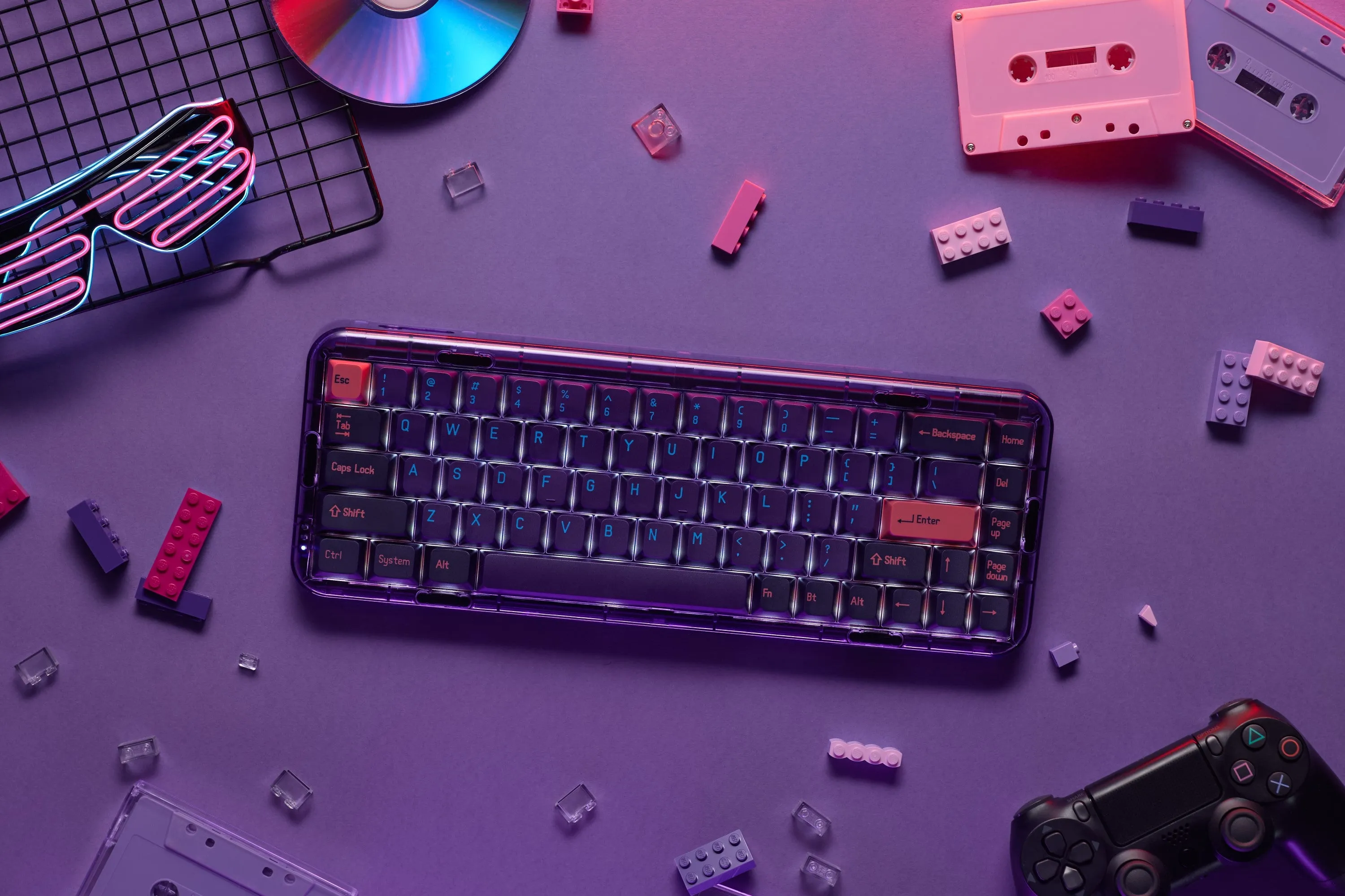 MelGeek Mojo68 Mechanical Keyboard & Mojopad Numpad