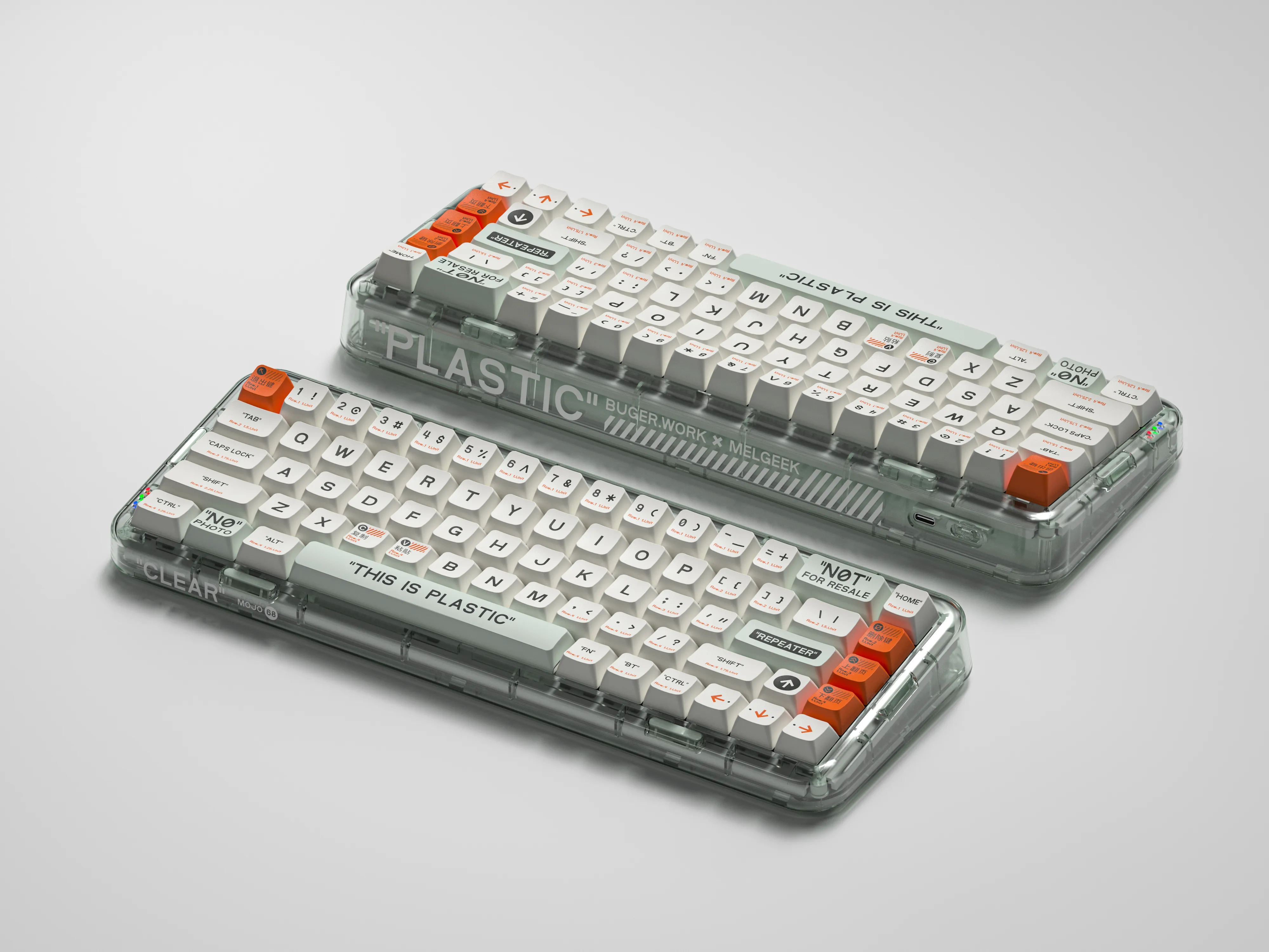 MelGeek Mojo68 Mechanical Keyboard & Mojopad Numpad