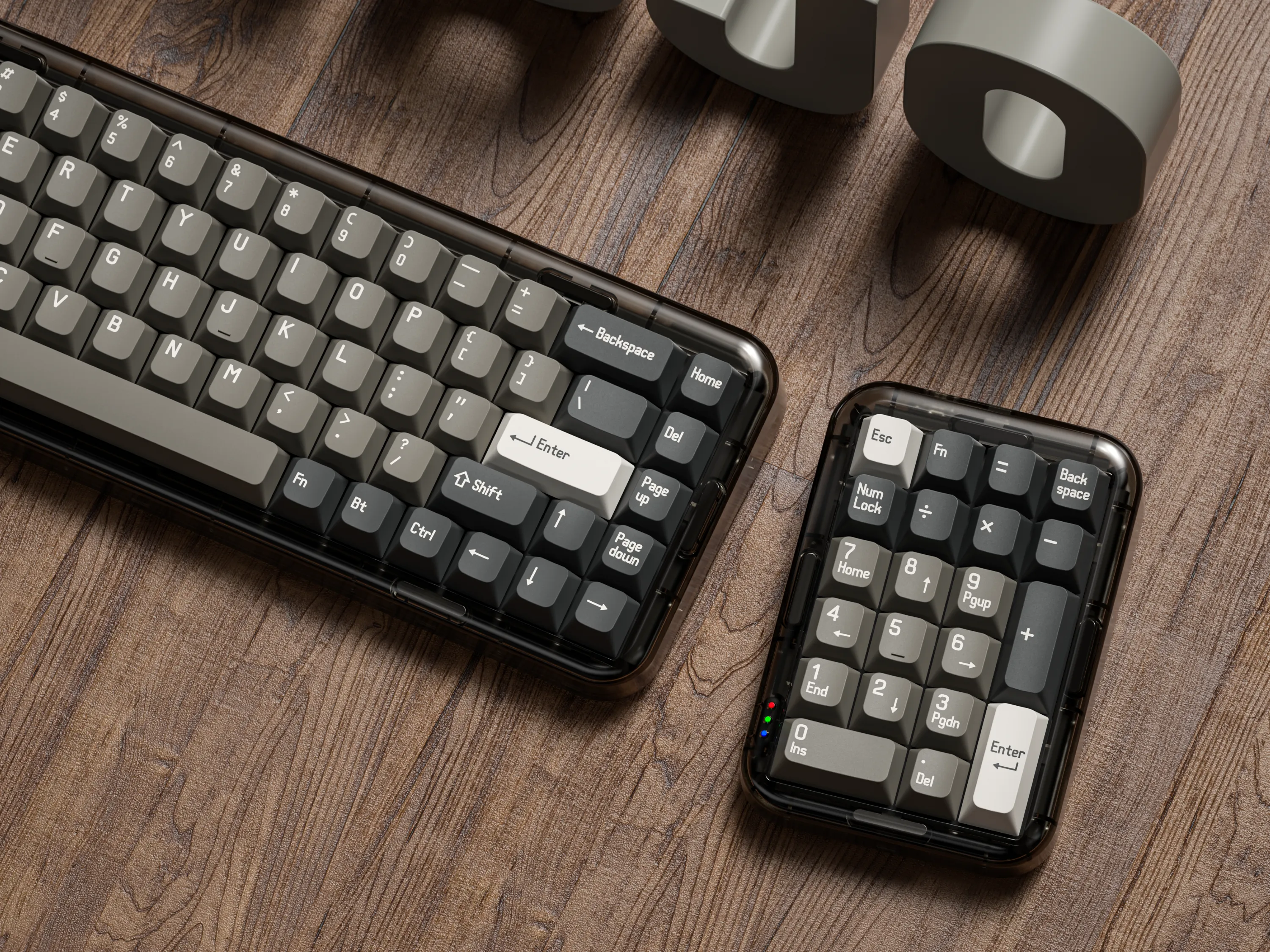 MelGeek Mojo68 Mechanical Keyboard & Mojopad Numpad