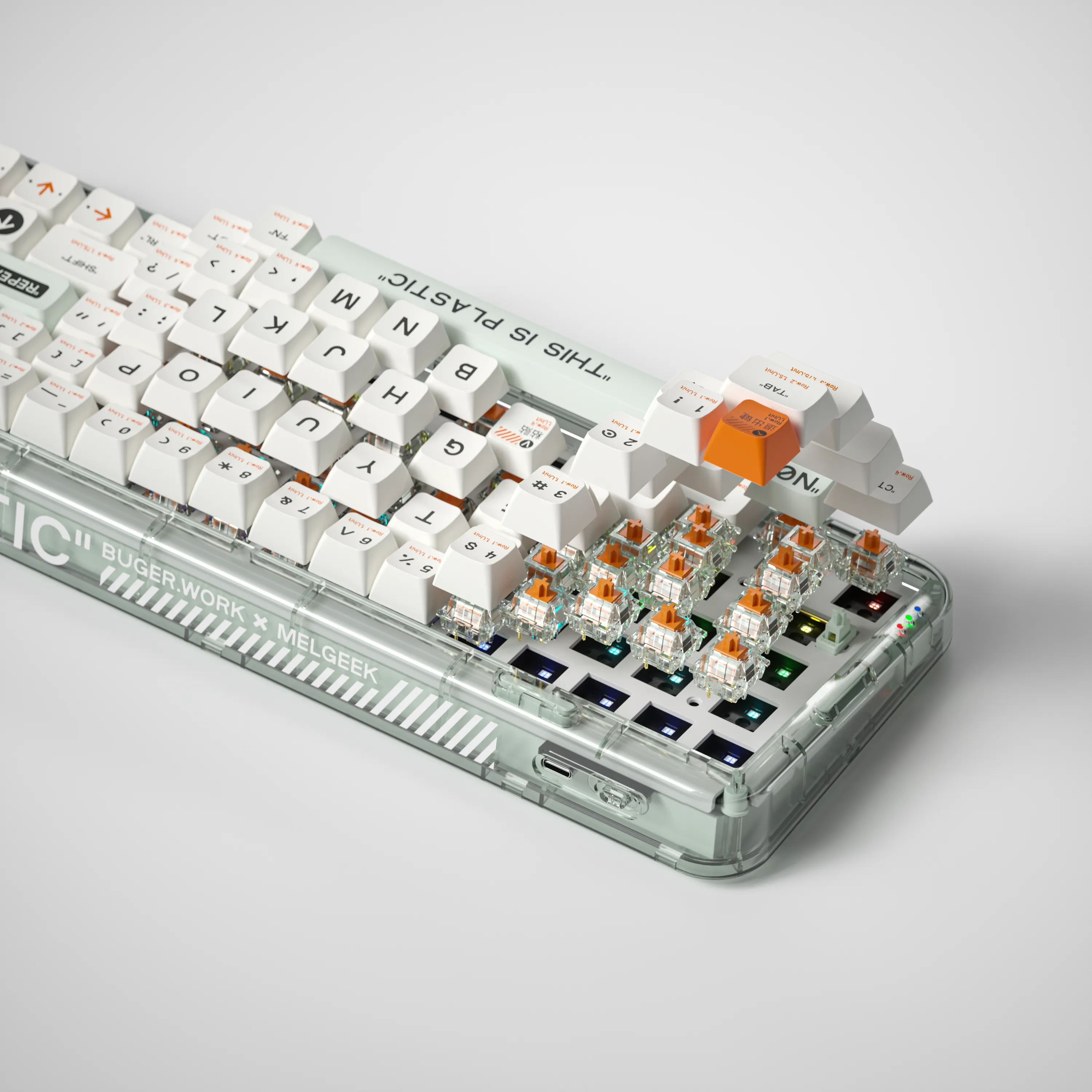 MelGeek Mojo68 Mechanical Keyboard & Mojopad Numpad