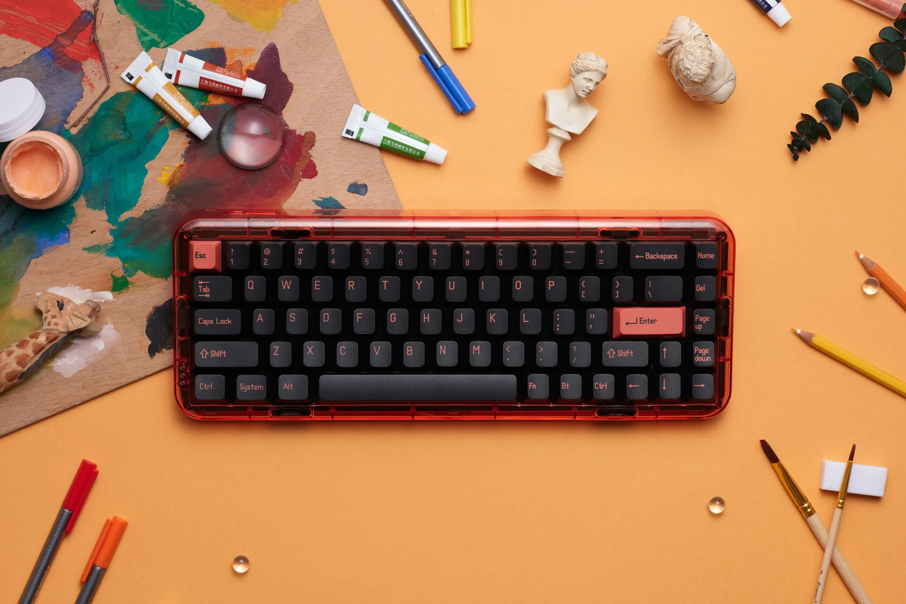 MelGeek Mojo68 Mechanical Keyboard & Mojopad Numpad