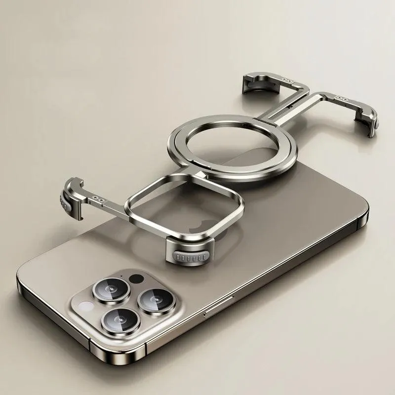 Metal Stand Phone Case For Iphone