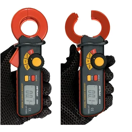 Metravi 6054 3-1/2 Digits 1999 Counts 200A AC Leakage Current Clamp Meter