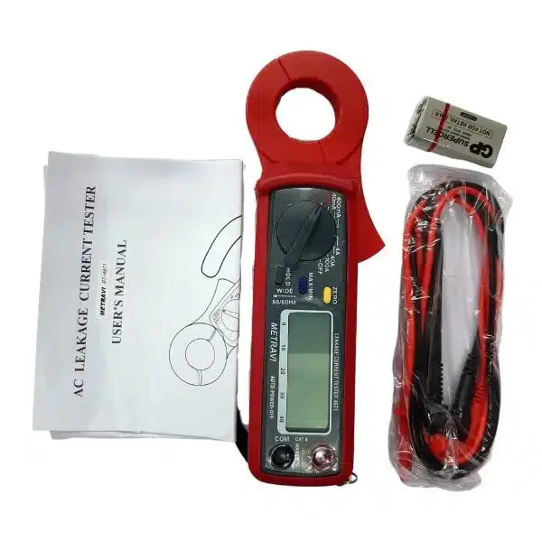 Metravi DT-4671 AC Leakage Current Clamp Meter, 3-3/4 Digits, 30mm Jaw Size