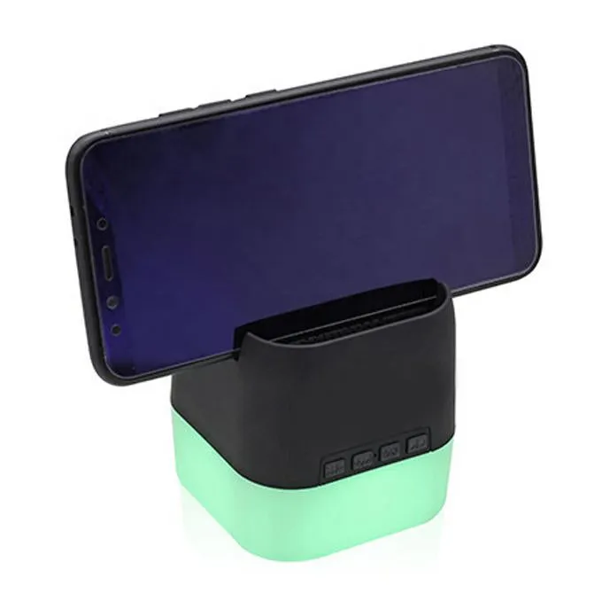 Mini LED Speaker with Phone Stand