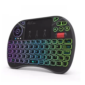 Mini Wireless Keyboard | Rii X8  Backlit Voice Search Touchpad