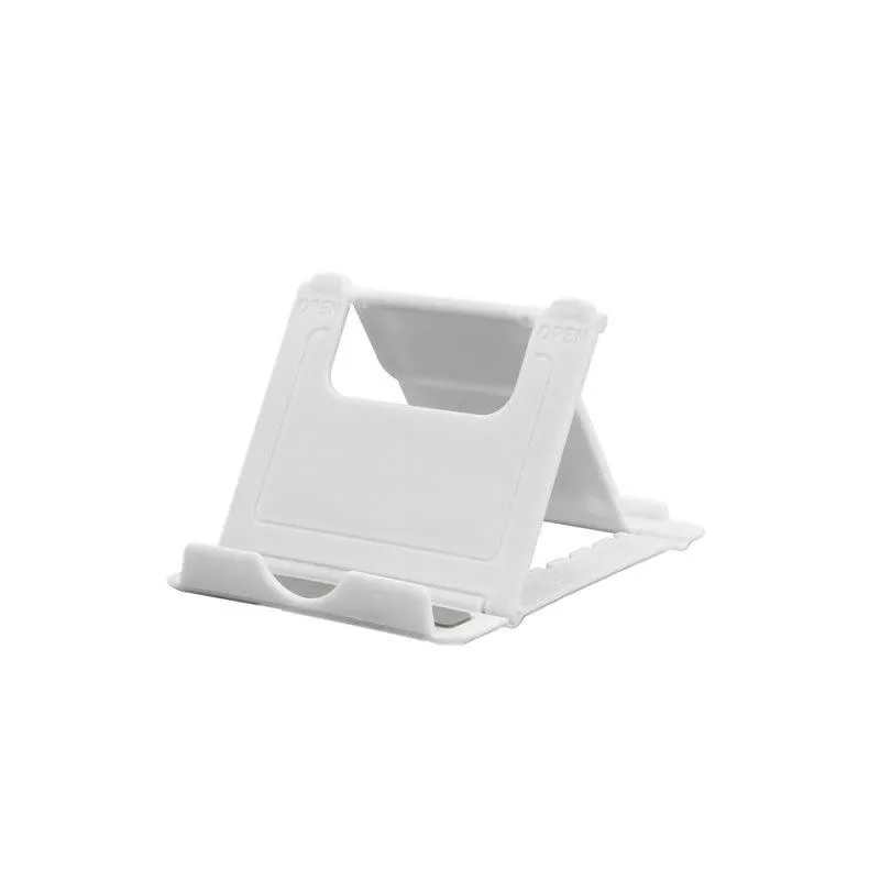 Mobile Phone Folding Portable Desk Stand Holder As-50479 White