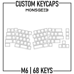 Monsgeek M6 Keyboard Custom Keycaps ( ANSI | 68 Keys )