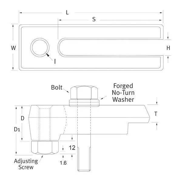 Mould Clamp Sets - Open Toe