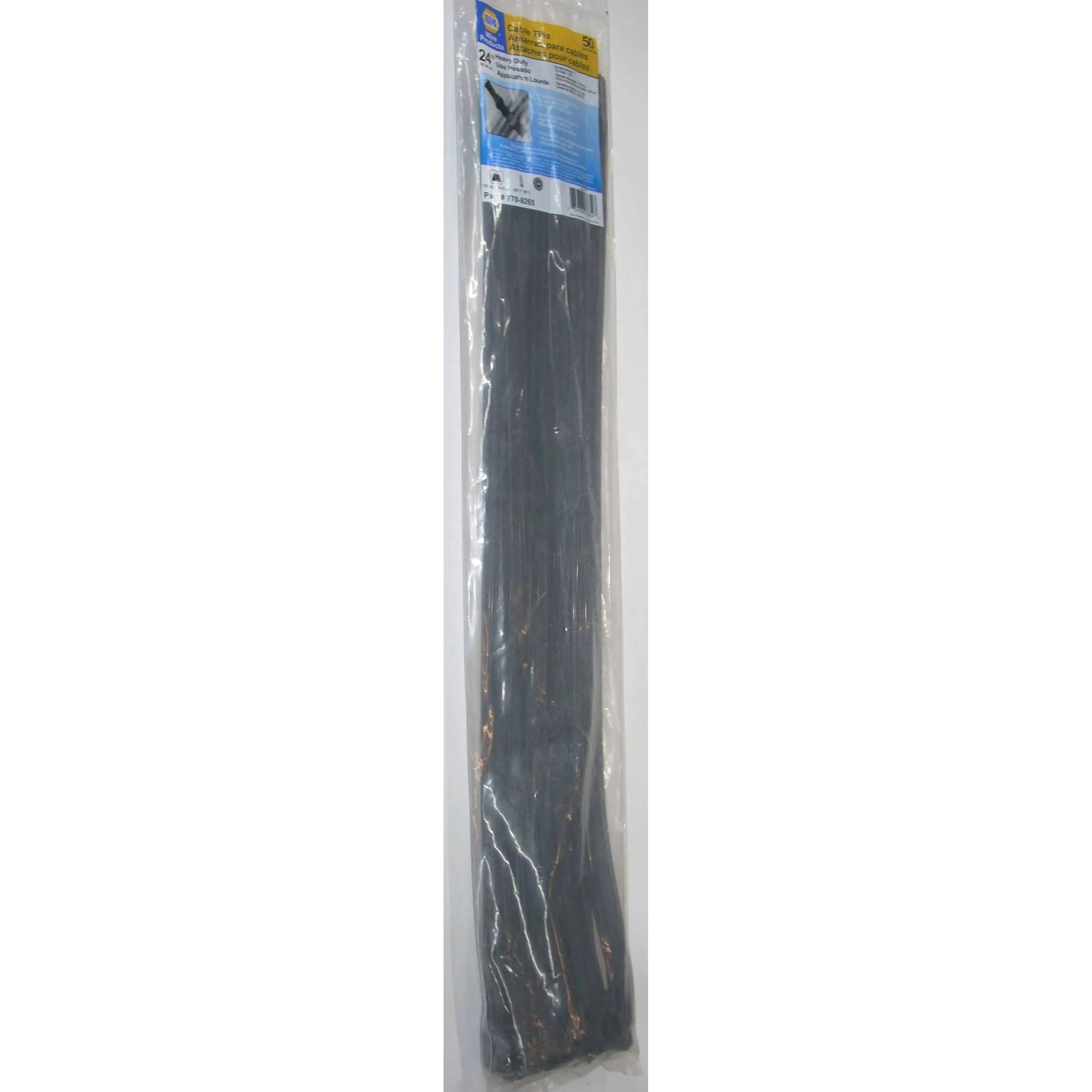 Napa 770-9265 Black Cable Ties Heavy Duty 24" Long 50 pk