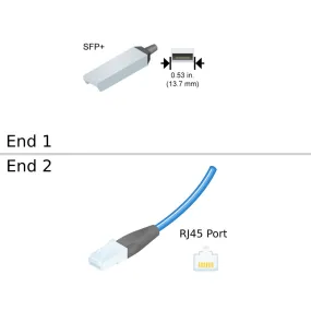 NetApp X-000190-R5 -  Data Cable with Plug SFP /RJ45 | SFP, Brocade 1GbE Copper RJ-45