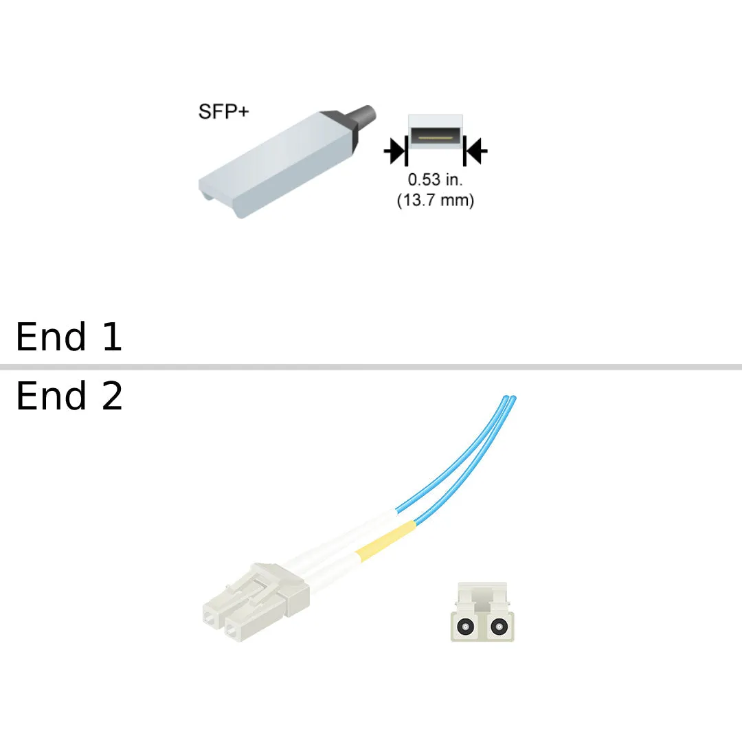 NetApp X-R000164-R6 -  Data Cable with Plug SFP /LC | SFP, Brocade 8Gb SWL SFP  8-Pk