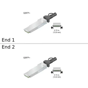 NetApp X66202A-R6 - 2m Data Cable with Plug QSFP /QSFP  | HA, CU, 2.0m