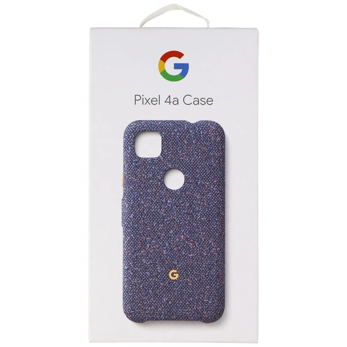 Official Google Fabric Case for Pixel 4a Smartphone - Blue Confetti