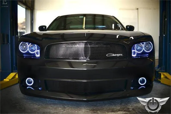 Oracle LED Fog Light Halo Kit Dodge Charger (2005-2010) Multicolored