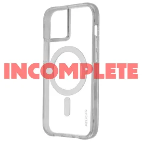 Pelican Case with Tempered Glass Screen Protector for iPhone 13 - Clear