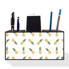 Pen Mobile Stand Holder Desk Organizer - Pineapple