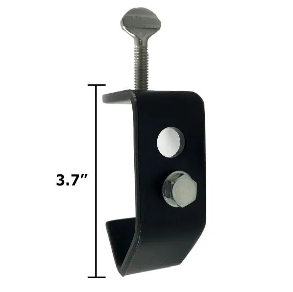 Pin Spot Clamp w/ Cross nut BLACK MCC-2