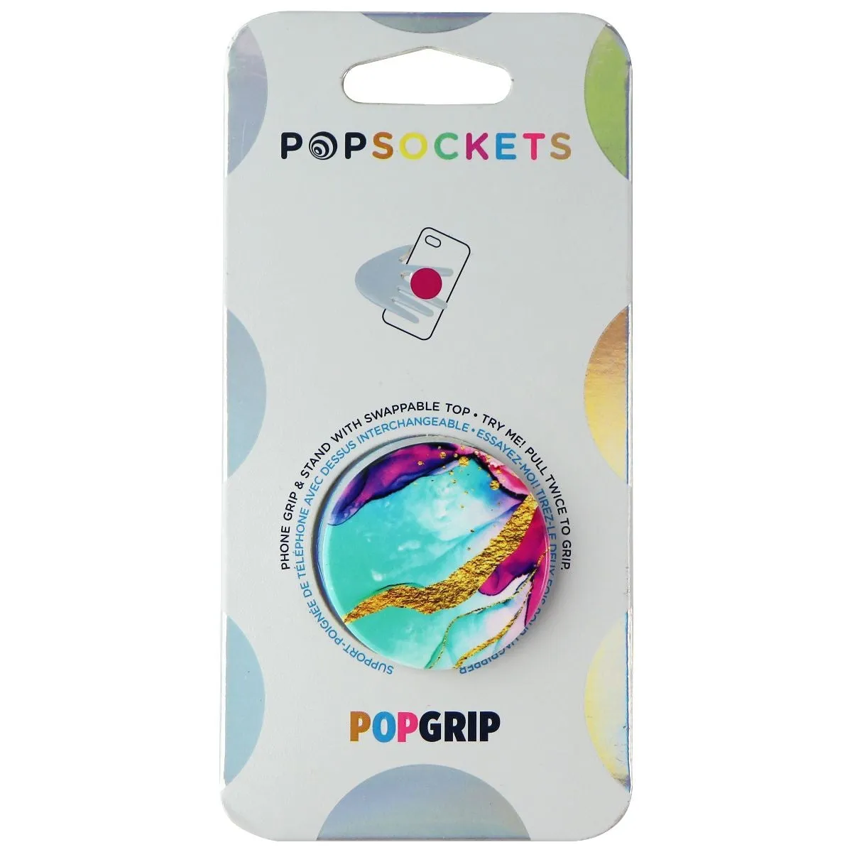 PopSocket PopGrip Swappable Phone Grip and Stand - Ibiza Chic Multi