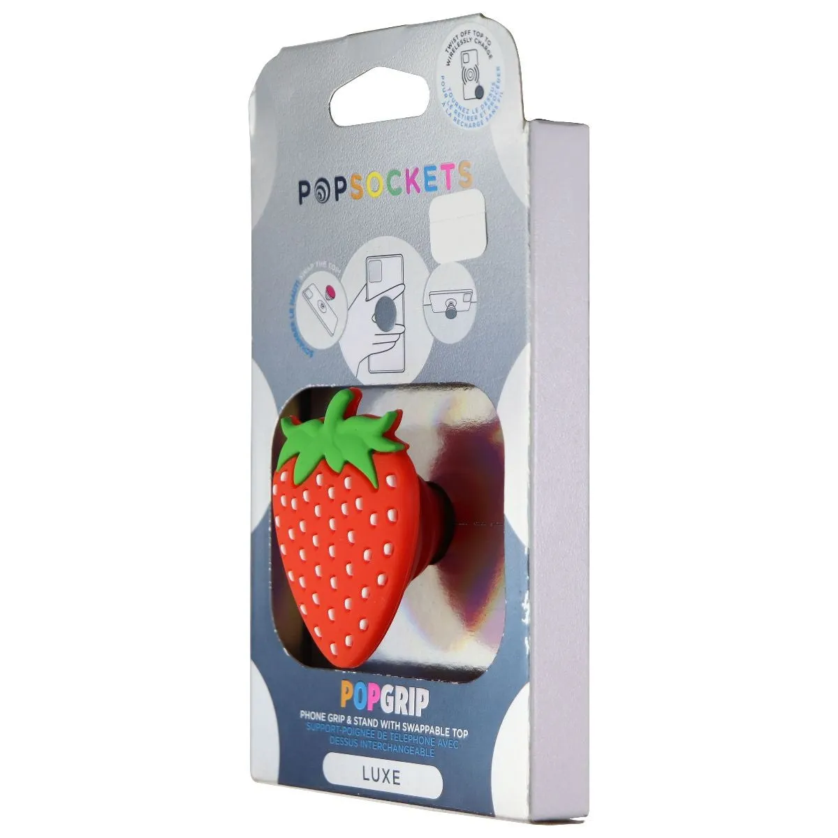 PopSockets PopGrip Expanding Stand & Grip w/ Swappable Top - PopOuts Berry Sweet