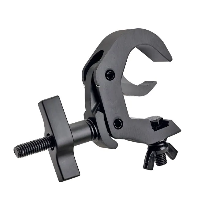 ProX T-C12H-BLK Aluminum Self-Locking M10 Clamp with Big Wing Knob for 2" Truss Tube Capacity 330 lbs. Black Finish