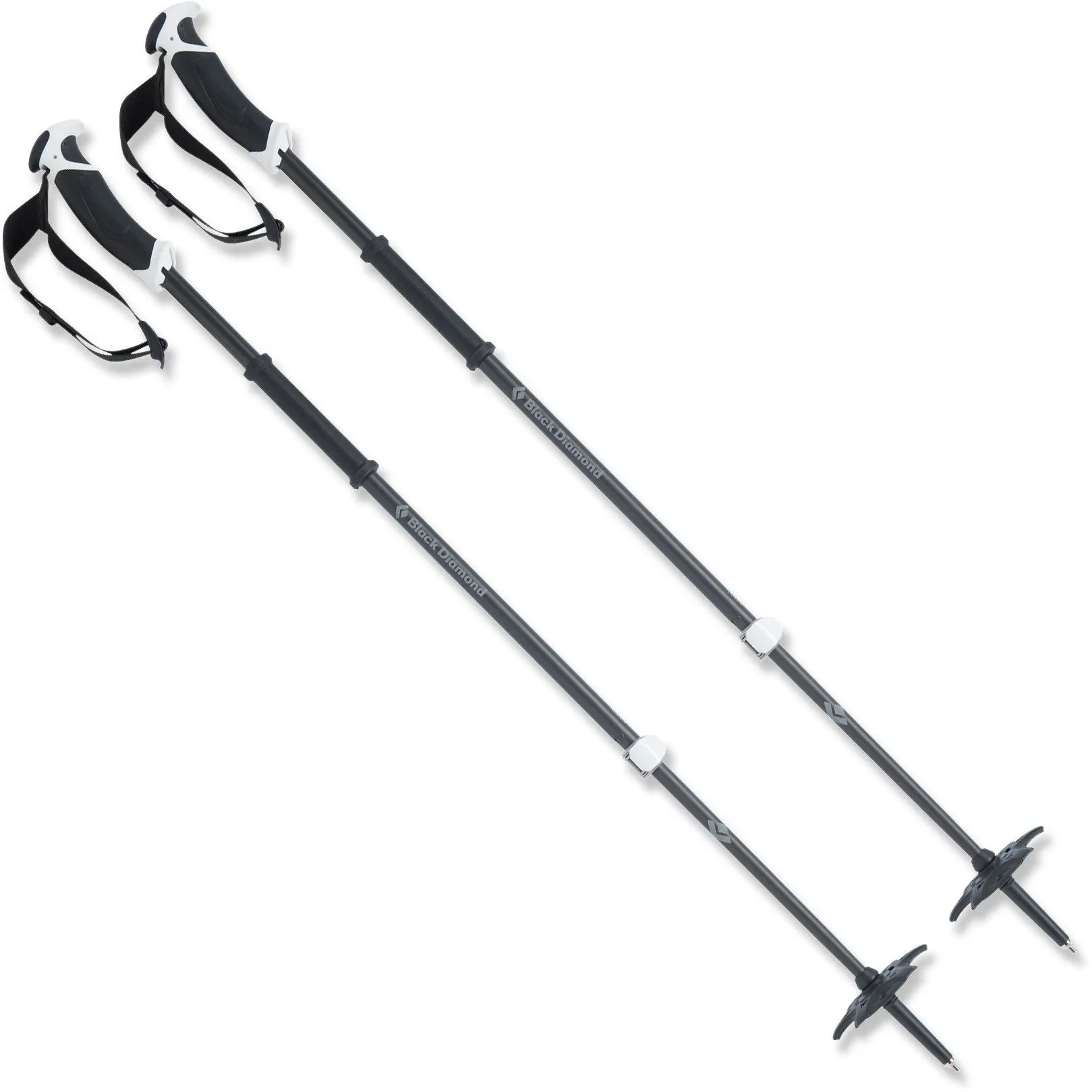 Pure Carbon Ski Poles - Pair