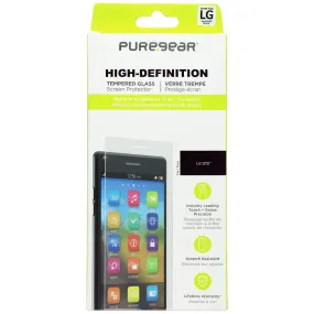 PureGear High Definition Tempered Glass Screen Protector for LG Q70 - Clear