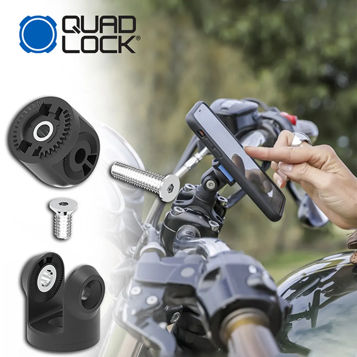 Quad Lock Motorcycle Knuckle Adaptor