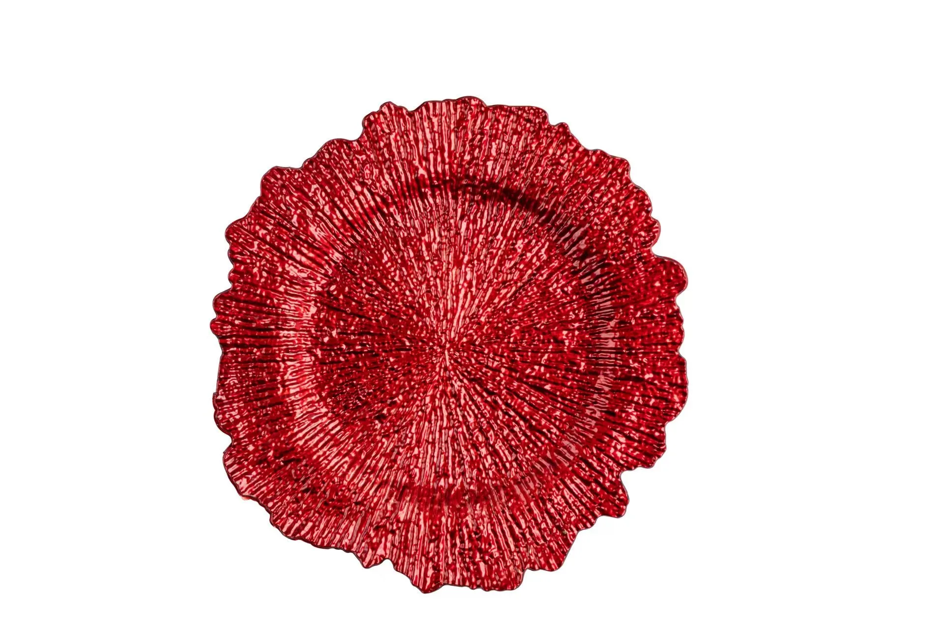 Reef Acrylic Charger Plate - Red