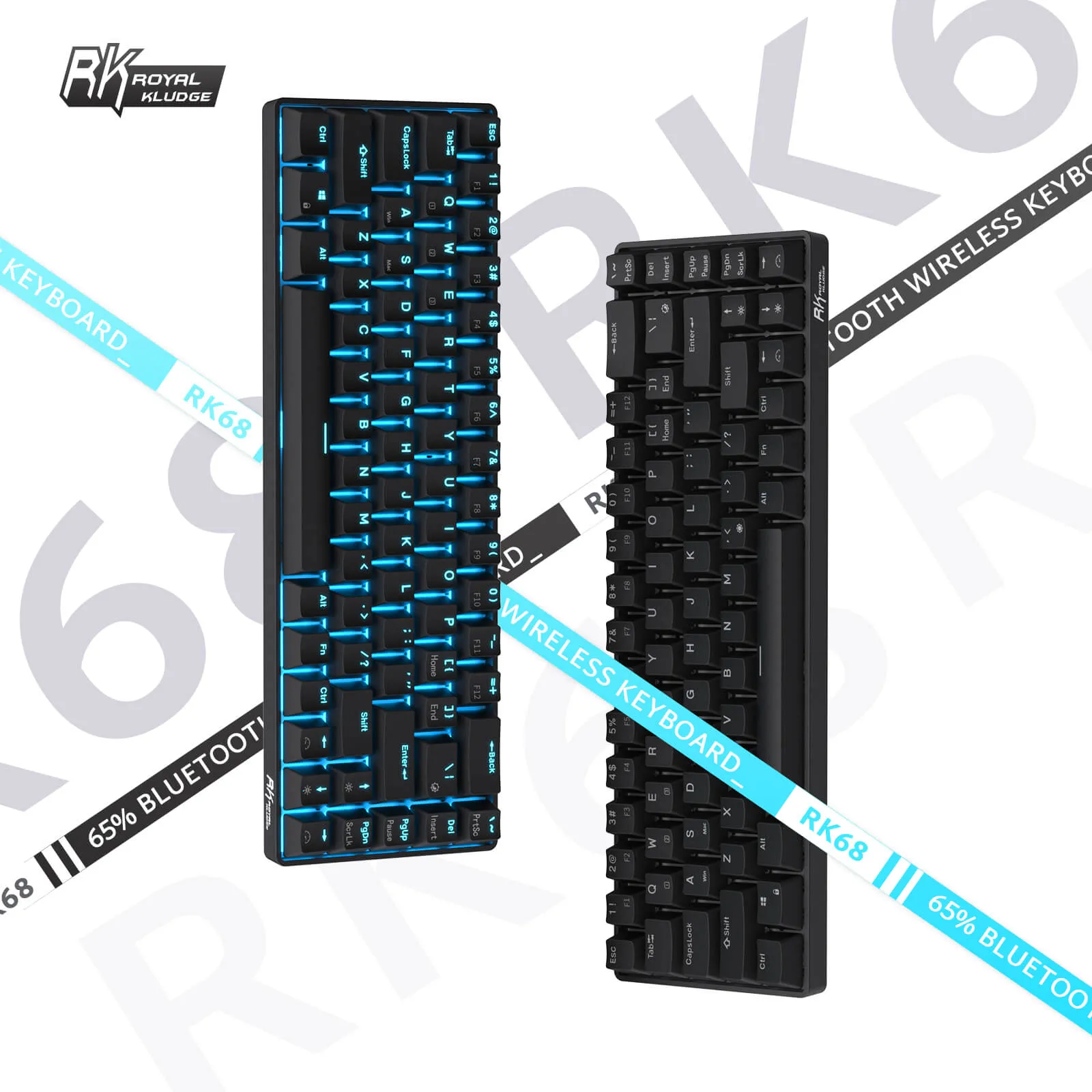 RK68 65% Wireless Mechanical Keyboard (Open-Box)