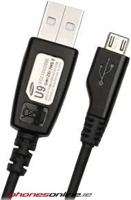 Samsung ECC1DU2BBE Data Cable for Galaxy S2, Apollo