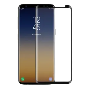 Samsung Galaxy S9 Premium HD Tempered Glass Screen Protector, Ultra Thin Scratch Resistant Screen Protector - Black