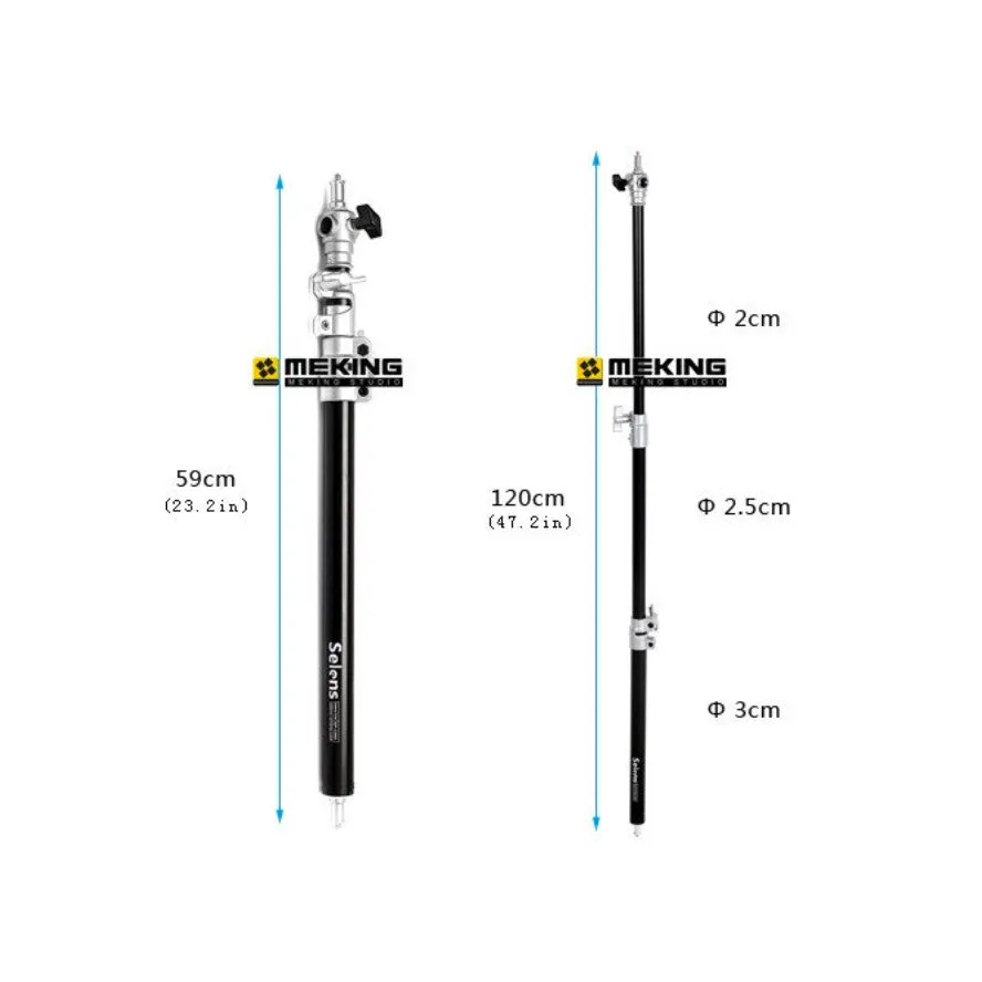 Selens (Meking) 1.2M Air-Cushion Handheld Boom Pole