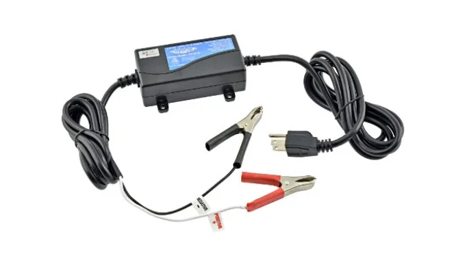 Shoreline Marine 12V Battery Charger and Maintainer - Charges Most Gel and Lead Acid Batteries - Ships Quick!