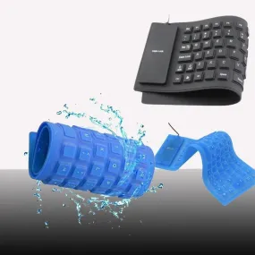 Silicone Foldable Waterproof USB Keyboard