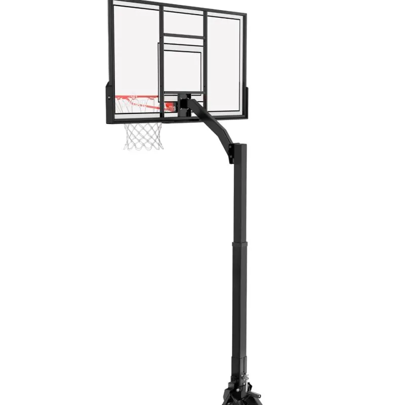 Spalding 60-inch Momentous EZ Assembly Acrylic Portable Basketball Hoop