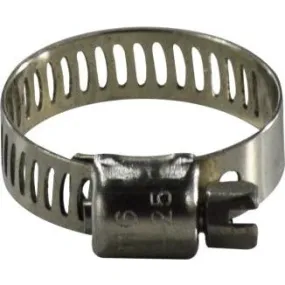 Stainless Steel Miniature Worm Gear Hose Clamps - 5/16" Band - 350SS Marine Series