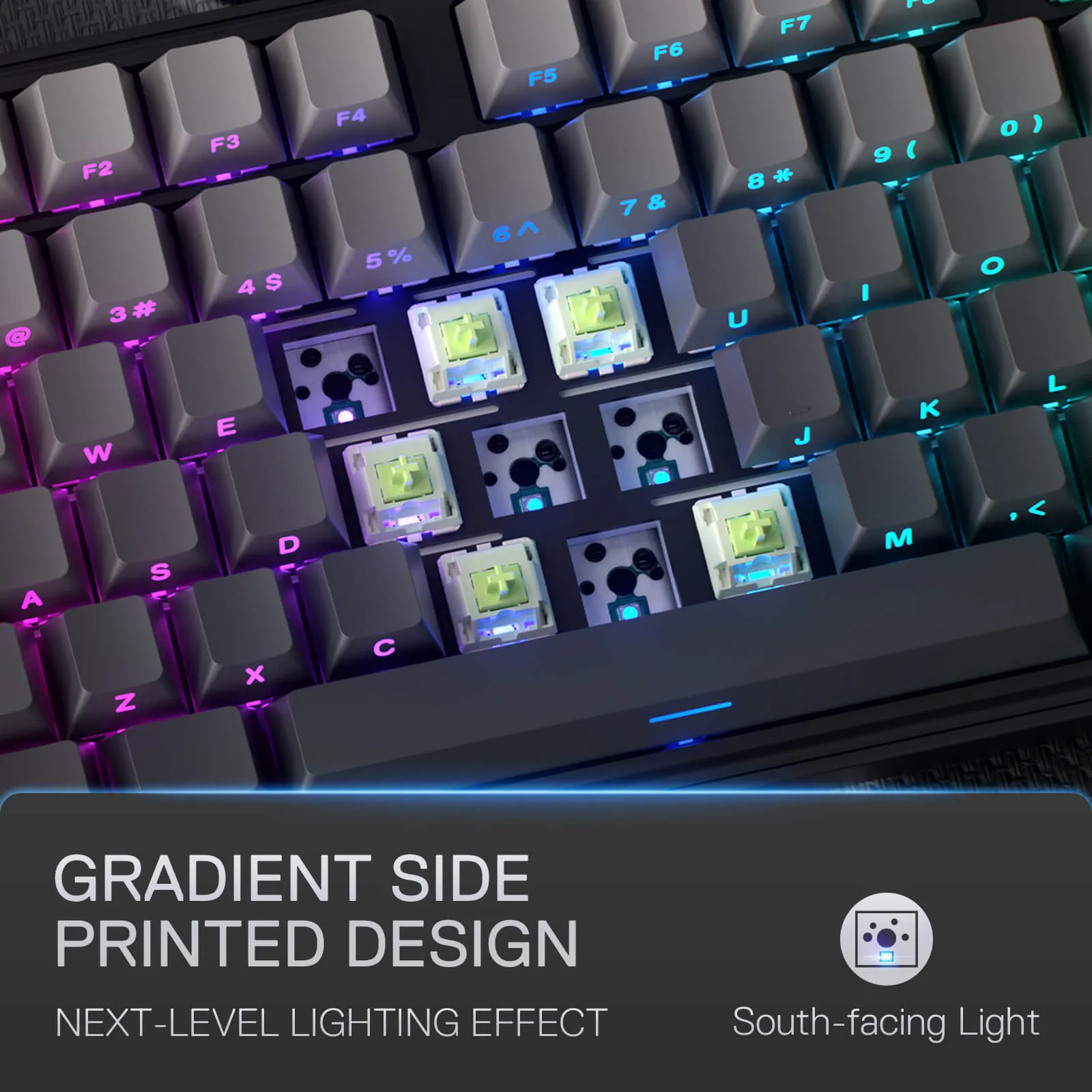 STAR BLADE K707 PRO(Side Printed PBT Keycaps)