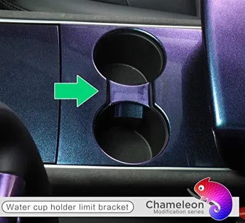 Starry Sky Chameleon Series Cupholder Limiter for 2017-2020 Tesla Model 3