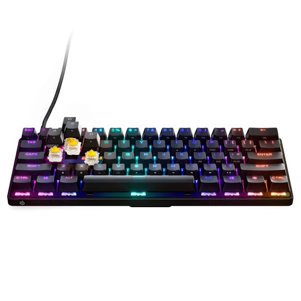 SteelSeries Apex 9 Mini US Optical Switch TKL Gaming Keyboard in 60% Form Factor Gaming Keyboard