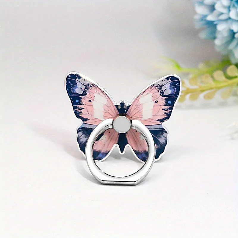 Stylish Butterfly Phone Ring Holder  Secure Grip 360 Rotation