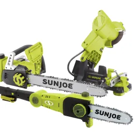 Sun Joe 24V-SAW-BDL 24-Volt IONMAX Chainsaw Bundle | W/ Chainsaw Kit, Pole Saw Kit, and Chainsaw Sharpener