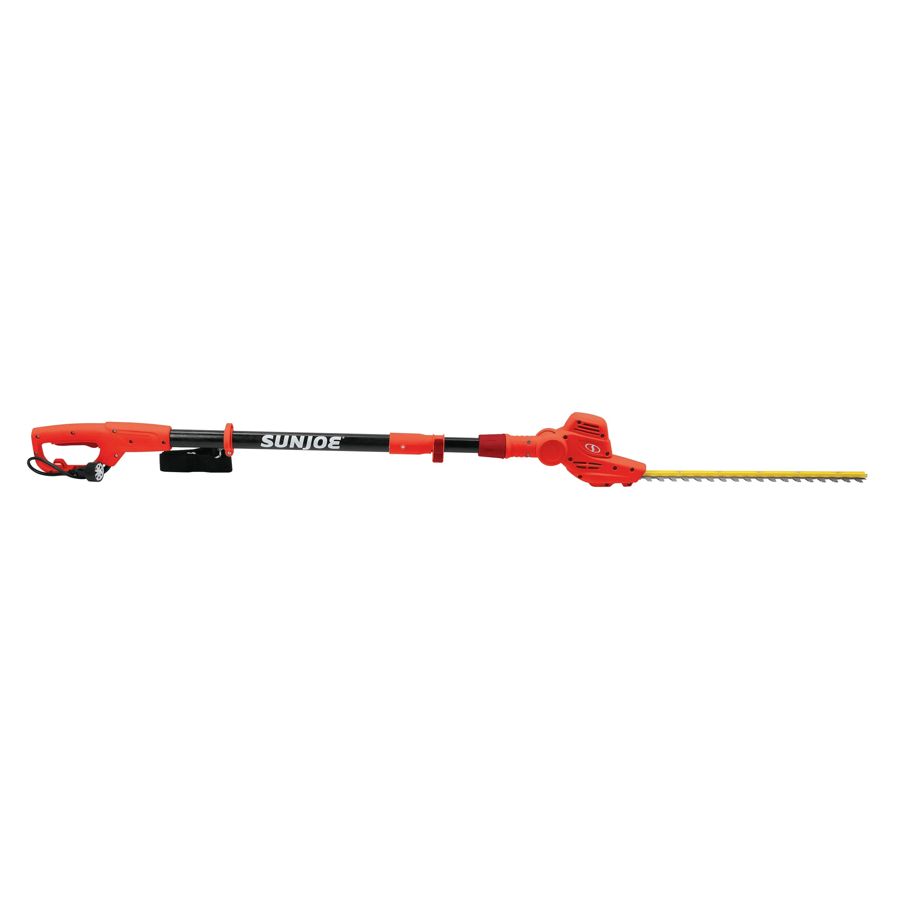 Sun Joe SJH901E-RED Electric Pole Hedge Trimmer | 18-Inch | 3.8 Amp | Multi-Angle (Red)